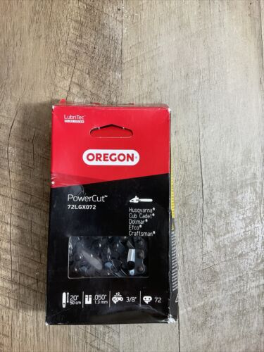 AS-IS SEE NOTES Oregon 72JGX072G PowerCut Saw Chain, 20",Grey/Black (6922795679927)